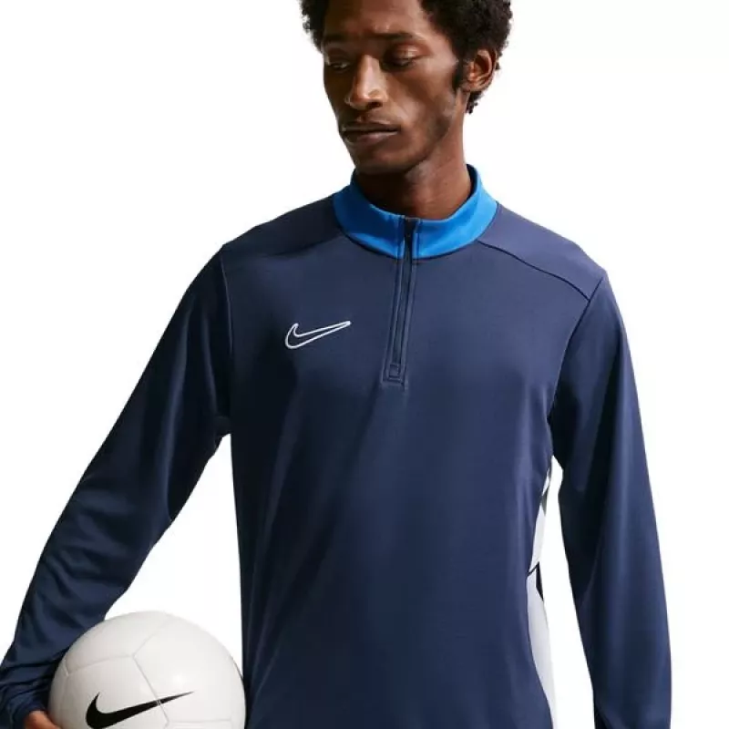 Nike Dri-FIT Academy 25 tréningový top pánsky Navy modrá so štvrťovým zipsom S
