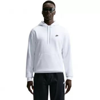 Nike Club Fleece pánska mikina s kapucňou biela FN3859-100 XL