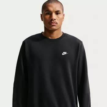 Nike Club Fleece pánska mikina s kapucňou čierna S