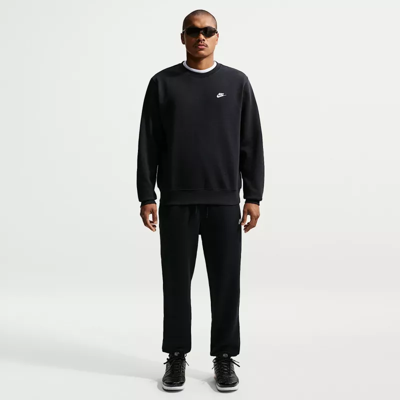 Nike Club Fleece pánska mikina s kapucňou čierna S