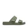 Crocs Brooklyn Buckle Low dámske platformové sandále zelené 211215 3BX 38-39