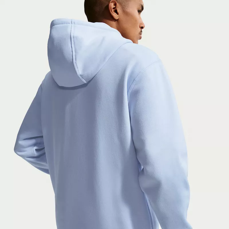 Nike Club Fleece pánska kapucňová mikina Baltic Blue FN3859-407 veľkosť L