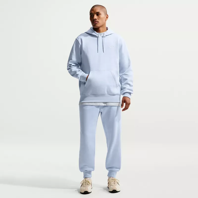 Nike Club Fleece pánska kapucňová mikina Baltic Blue FN3859-407 veľkosť L
