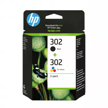 HP 302 balenie 2 ks čierna/trojfarebná Originálne atramentové kazety