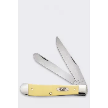 Case Trapper vreckový nôž SS žltý