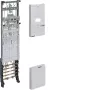 Hager univers Z kompletné pole elektromerov 2x ZH3EL22T BKE-I 1050mm