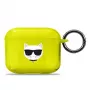 Karl Lagerfeld KLA3UCHFY AirPods 3 puzdro žltá Choupette