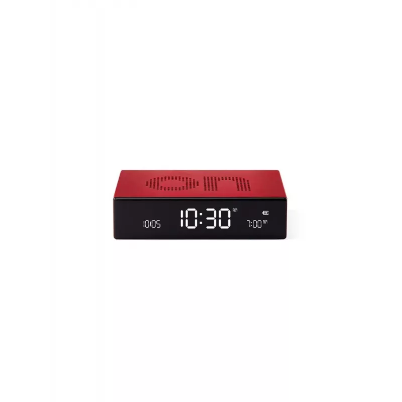 Lexon Flip Premium obojstranný budík červený LR152R