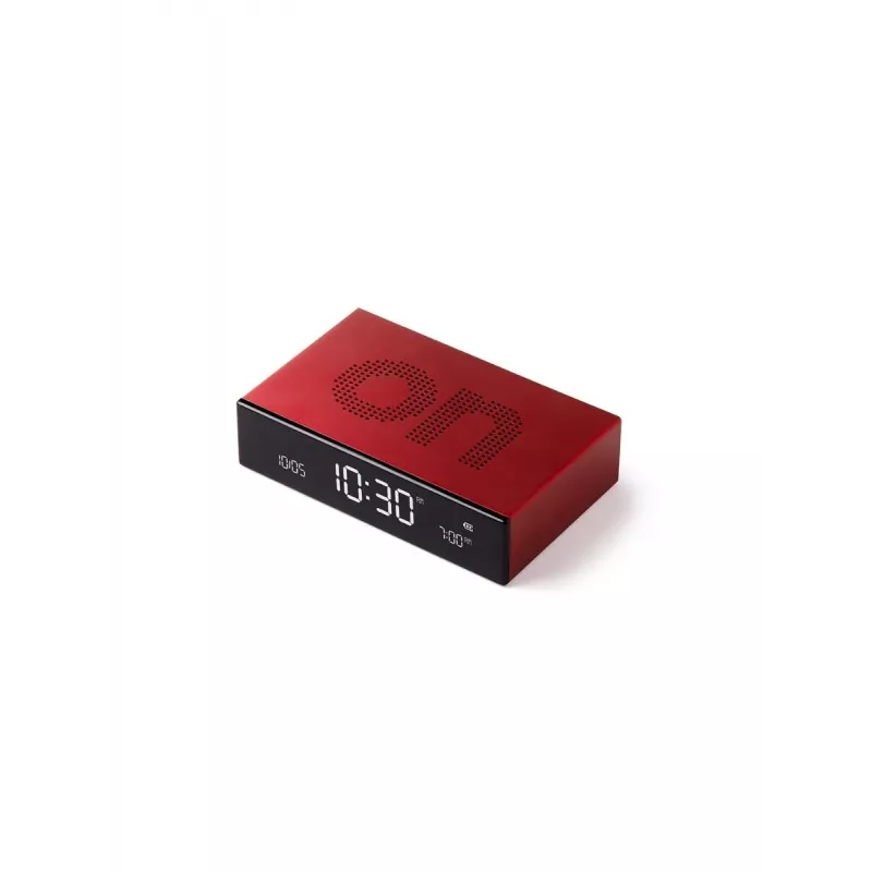 Lexon Flip Premium obojstranný budík červený LR152R