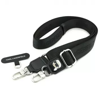 Karl Lagerfeld univerzálny strap tether patch Karl Metal Logo čierny