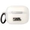 Karl Lagerfeld KLAPHNCHTCT puzdro na AirPods Pro priehľadné Ikonik Choupette