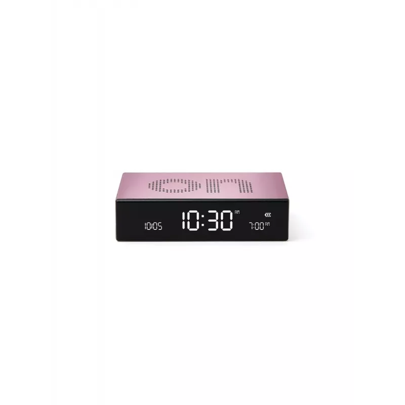 Lexon Flip Premium digitálny budík svetloružový LR152LP