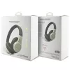 GUESS 4G Script Metal Logo bezdrôtové on-ear slúchadlá Bluetooth 5.3 hnedé