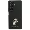 Karl Lagerfeld Saffiano Karl & Choupette Pin puzdro na Samsung Galaxy Z Fold7 – čierne