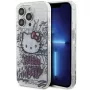 Hello Kitty HKHCP14LHDGPHT iPhone 14 Pro tvrdé puzdro IML Kitty On Bricks Graffiti - biela