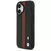 BMW M perforované pruhy s logom MagSafe puzdro pre iPhone 17 - červená