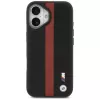 BMW M perforované pruhy s logom MagSafe puzdro pre iPhone 17 - červená