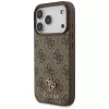 GUESS 4G Small Classic Logo MagSafe puzdro pre iPhone 18 Pro / 17 Pro – hnedá