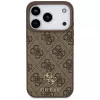 GUESS 4G Small Classic Logo MagSafe puzdro pre iPhone 18 Pro / 17 Pro – hnedá