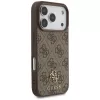 GUESS 4G Small Classic Logo MagSafe puzdro pre iPhone 18 Pro / 17 Pro – hnedá