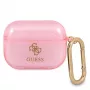 Guess GUAPUCG4GP puzdro pre AirPods Pro ružová glitter kolekcia