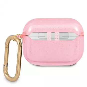 Guess GUAPUCG4GP puzdro pre AirPods Pro ružová glitter kolekcia