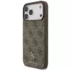 GUESS 4G Small Classic Logo MagSafe puzdro pre iPhone 18 Pro Max / 17 Pro Max - hnedá