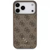 GUESS 4G Small Classic Logo MagSafe puzdro pre iPhone 18 Pro Max / 17 Pro Max - hnedá