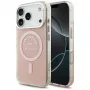 Puzdro MagSafe Karl Lagerfeld IML Karl RSG Logo pre iPhone 17 Pro, ružové