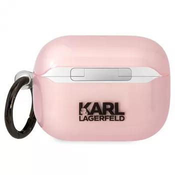 Karl Lagerfeld KLAPHNCHTCP puzdro pre AirPods Pro ružová Ikonik Choupette