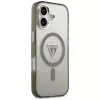 GUESS IML Gradient Triangle Logo MagSafe puzdro pre iPhone 17 - khaki