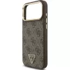 GUESS 4G Triangle Logo MagSafe puzdro pre iPhone 17 Pro Max - hnedá & zlatá