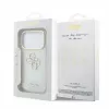 GUESS 4G Script Metal ochranné puzdro pre iPhone 18 Pro Max / 17 Pro Max - biela