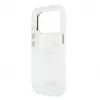 GUESS 4G Script Metal ochranné puzdro pre iPhone 18 Pro Max / 17 Pro Max - biela