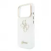 GUESS 4G Script Metal ochranné puzdro pre iPhone 18 Pro Max / 17 Pro Max - biela