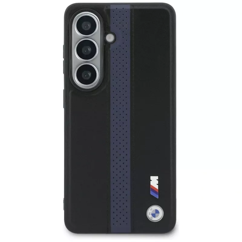 BMW Perforated Stripe Logo MagSafe puzdro pre Samsung Galaxy S26 - modrá