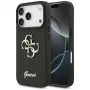GUESS Fixed Glitter Big 4G puzdro pre iPhone 18 Pro / 17 Pro - čierna