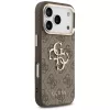 GUESS 4G Big Classic Logo puzdro pre iPhone 17 Pro / 18 Pro - hnedá a zlatá