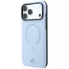 Mercedes kožené 3D MagSafe puzdro pre iPhone 18 Pro Max / 17 Pro Max - modrá