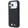 BMW M Carbon Metal Logo MagSafe puzdro pre iPhone 18 Pro / 17 Pro – čierna
