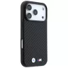 BMW M Carbon Metal Logo MagSafe puzdro pre iPhone 18 Pro / 17 Pro – čierna