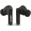 GUESS 4G Classic Metal Logo True Wireless Bluetooth slúchadlá s ENC a nabíjacím puzdrom, modrá