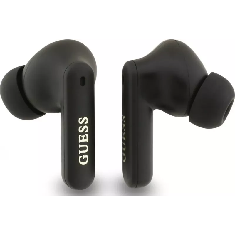 GUESS 4G Classic Metal Logo True Wireless Bluetooth slúchadlá s ENC a nabíjacím puzdrom, modrá