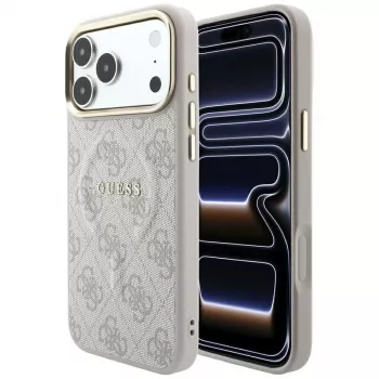 GUESS Embossed 4G Classic MagSafe puzdro pre iPhone 17 Pro Max / 18 Pro Max - ružová