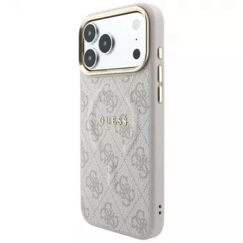 GUESS Embossed 4G Classic MagSafe puzdro pre iPhone 17 Pro Max / 18 Pro Max - ružová