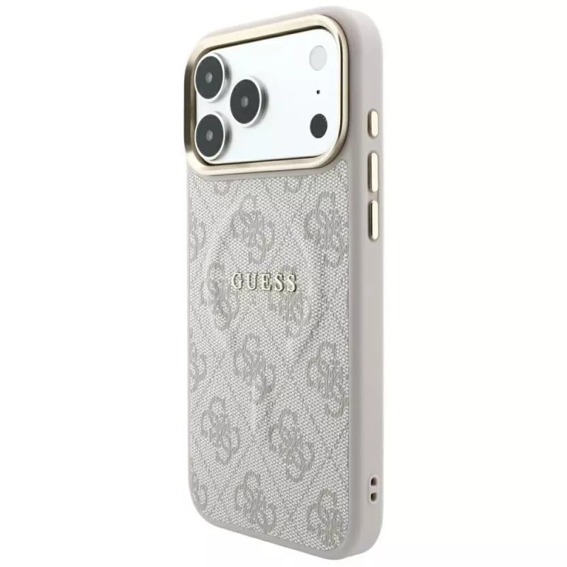 GUESS Embossed 4G Classic MagSafe puzdro pre iPhone 17 Pro Max / 18 Pro Max - ružová