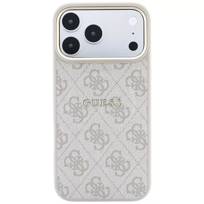 GUESS Embossed 4G Classic MagSafe puzdro pre iPhone 17 Pro Max / 18 Pro Max - ružová