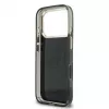 GUESS IML 4G Script Metal puzdro pre iPhone 18 Pro Max / 17 Pro Max - čierna