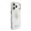 Puzdro MagSafe GUESS IML 4G Script Metal pre iPhone 18 Pro / 17 Pro, biele