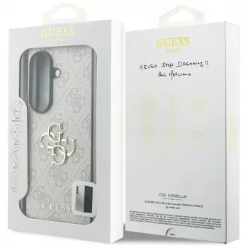 Guess Big 4G Logo PU puzdro pre Samsung Galaxy Z Fold 8 Ultra – ružová